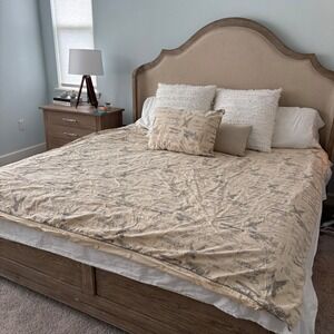 Restoration Hardware Duvet Cover Full Queen Cream Vintage Airplane Baby & Child
